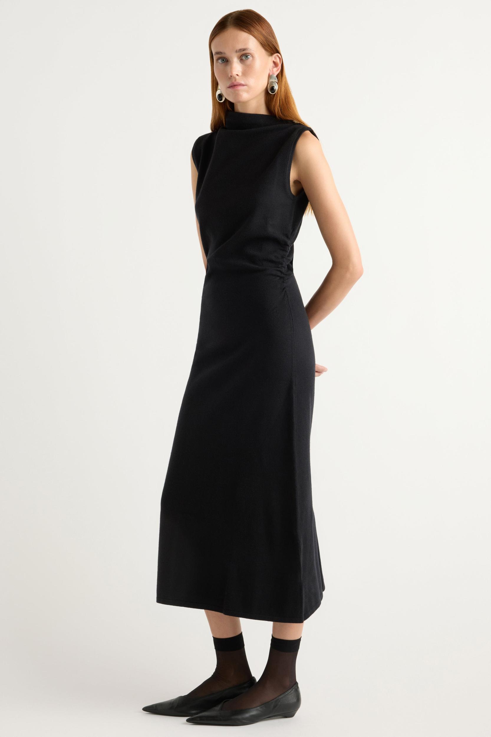 Abel Asymmetric-Neck Dress Product Image