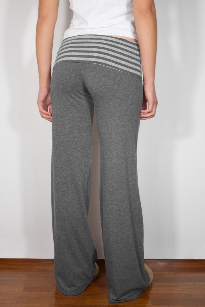 Wide-leg pants with cuffs Product Image