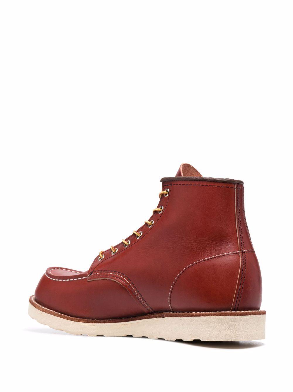 lace-up leather boots Product Image
