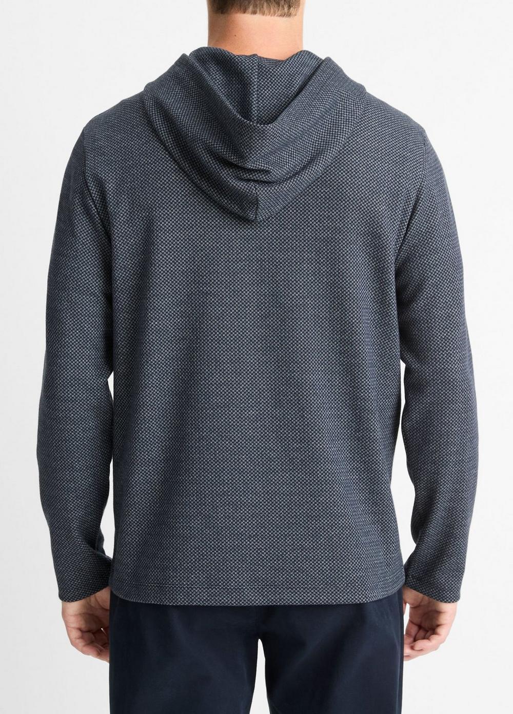 Crosshatch Birdseye Cotton-Blend Hoodie Product Image