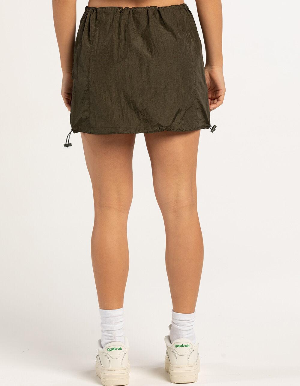 IETS FRANS Baggy Tech Womens Short Skirt - OLIVE Product Image