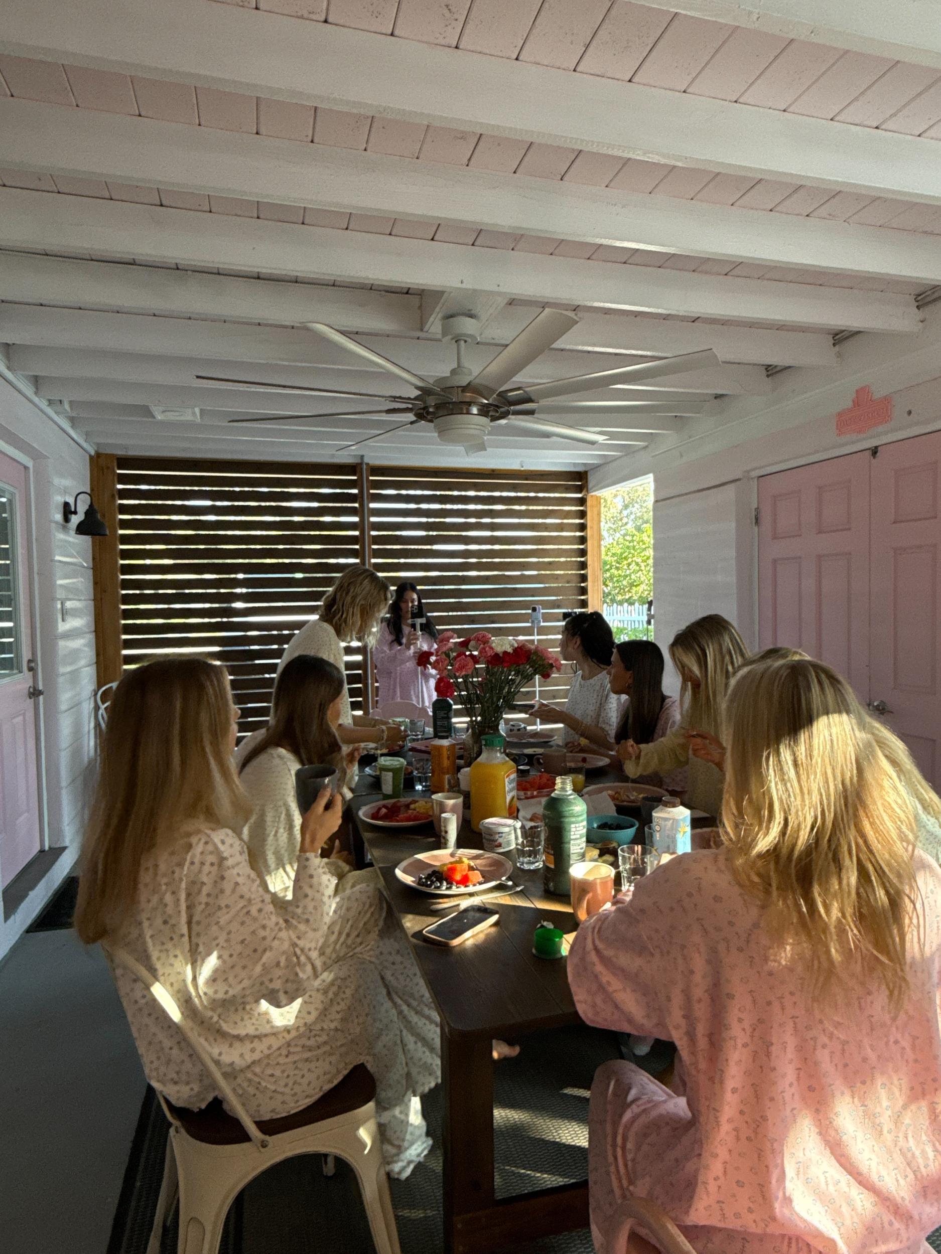 Pale Floral Pajama Pants Product Image