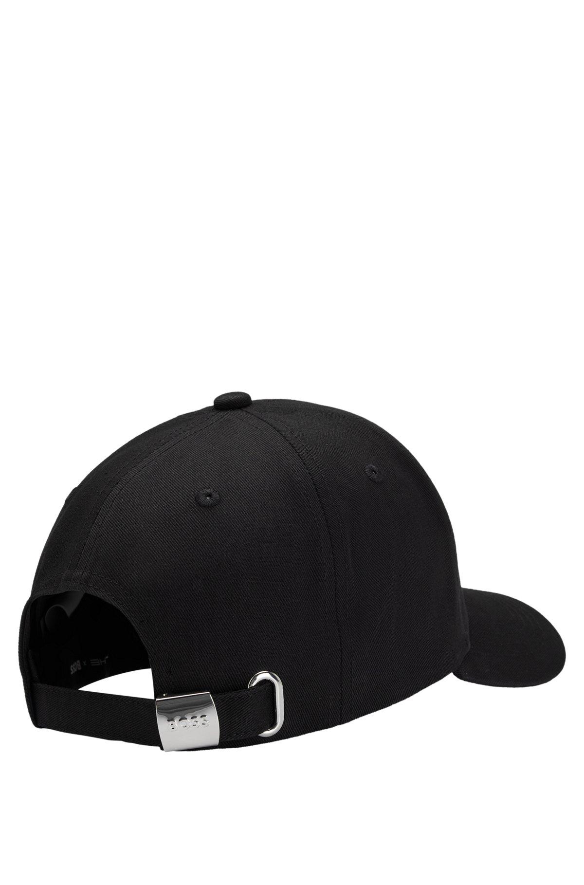 BOSS - Porsche x BOSS cap in cotton with co-branded patch - Black Product Image