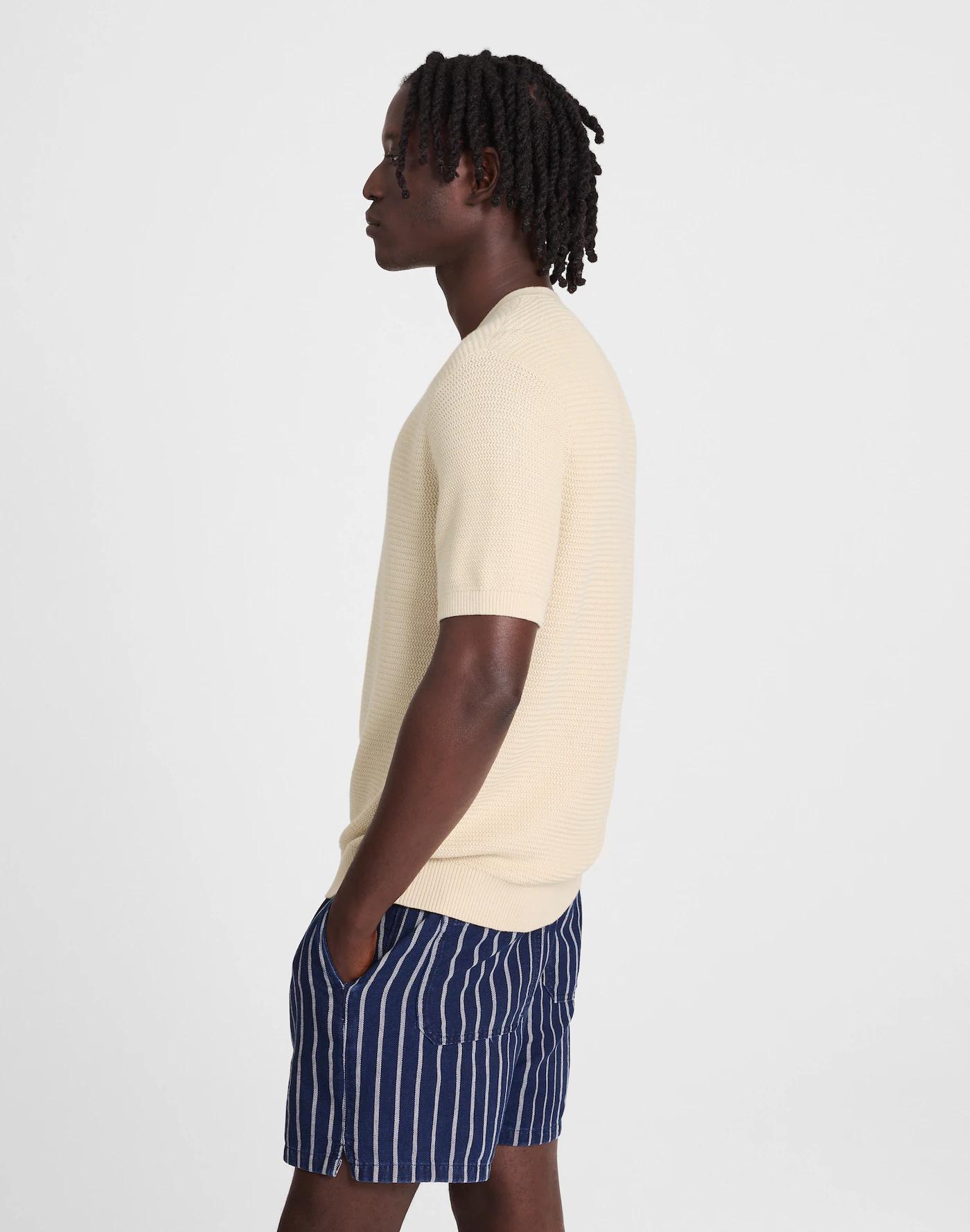 Zig-Zag Stitch Sweater Tee Product Image