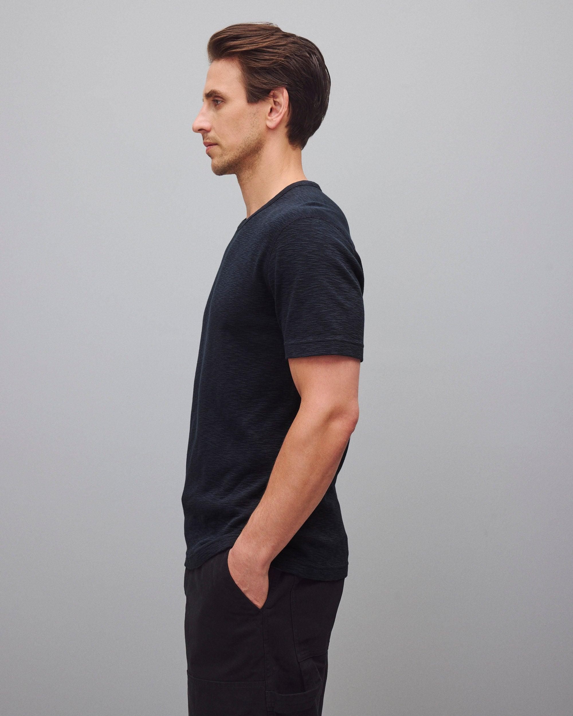 1x1 Slub Slim T-Shirt Male Product Image