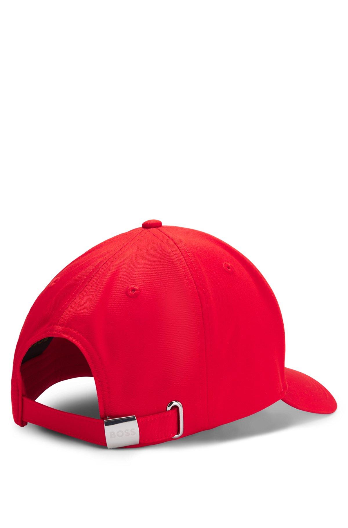 Logo cap in lustrous twill with country-flag badge Product Image