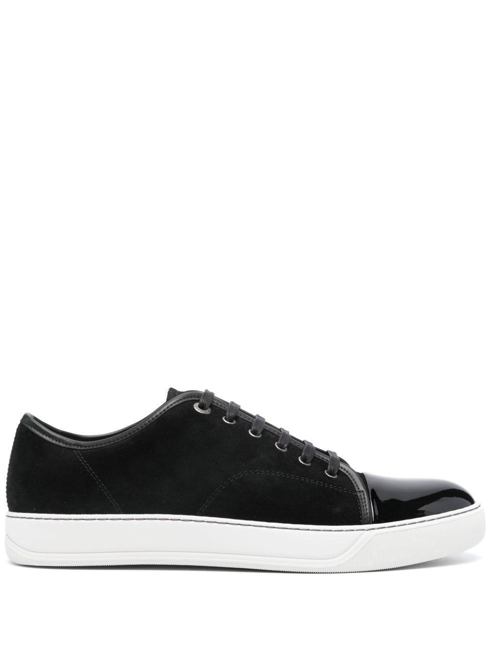 Black DBB1 Suede & Patent Leather Sneakers Product Image