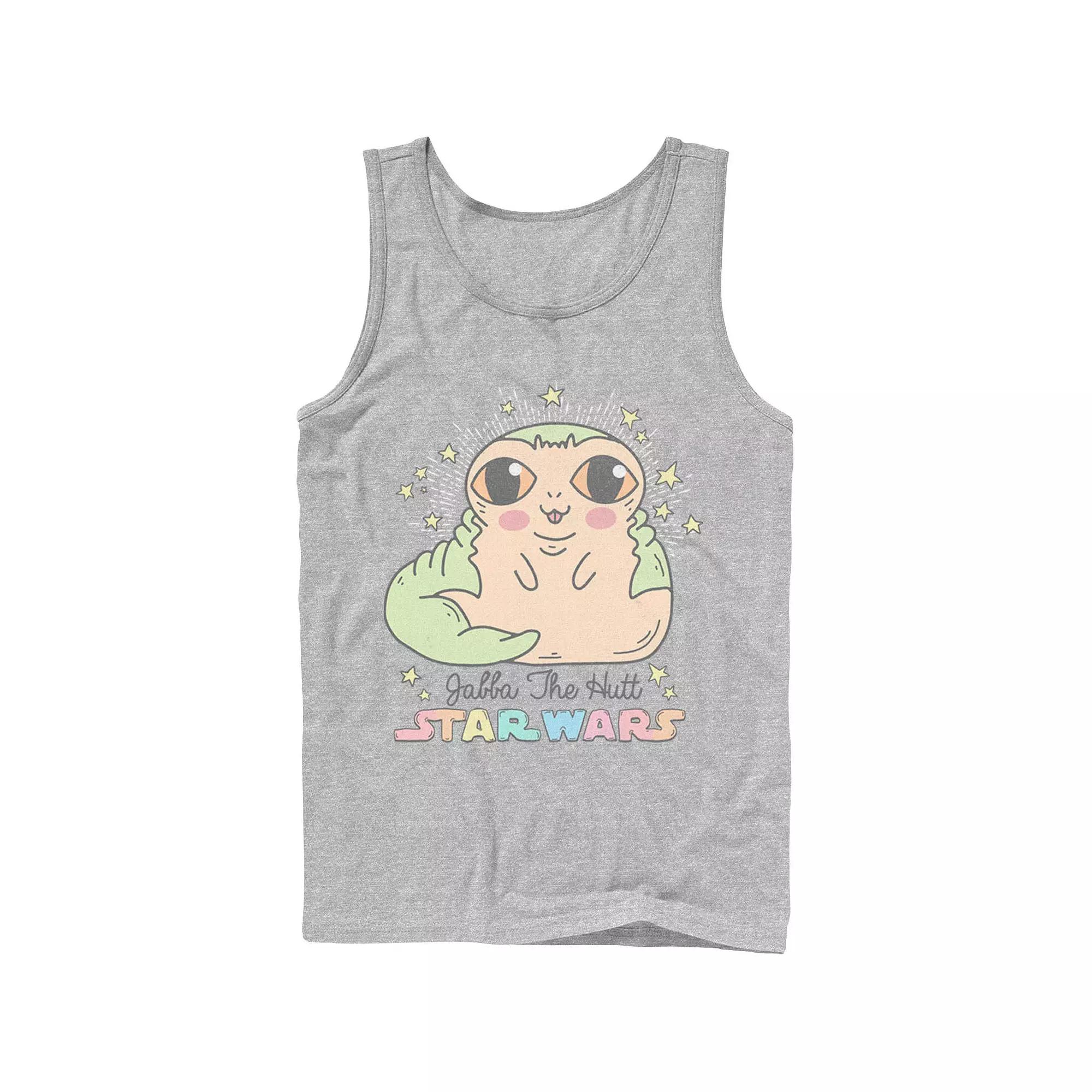 Men's Star Wars Cute Cartoon Jabba The Hutt Tank Top,  Product Image