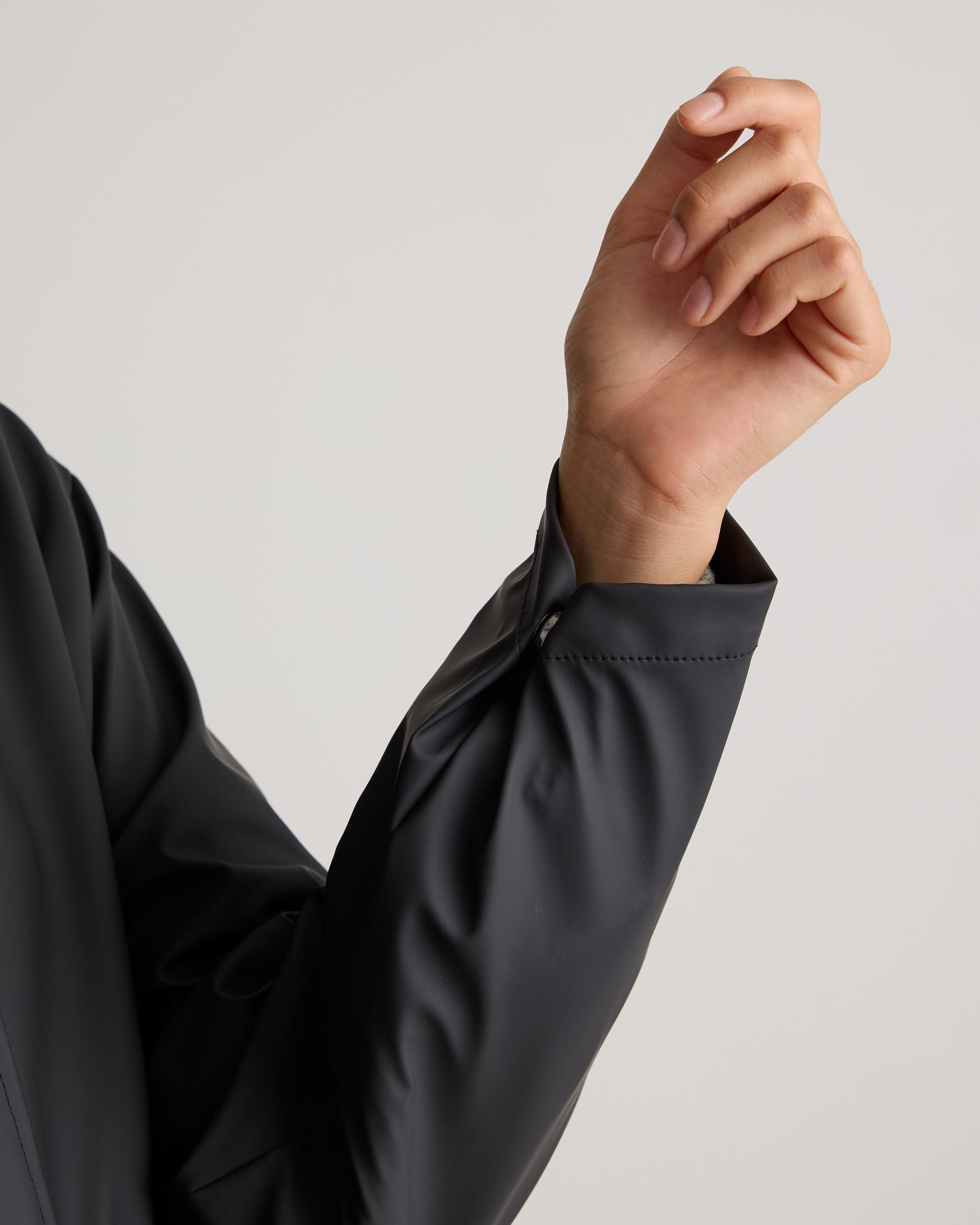 Quince | Women's Waterproof Rubberized Long Rain Jacket Size XS, Recycled Polyester Product Image