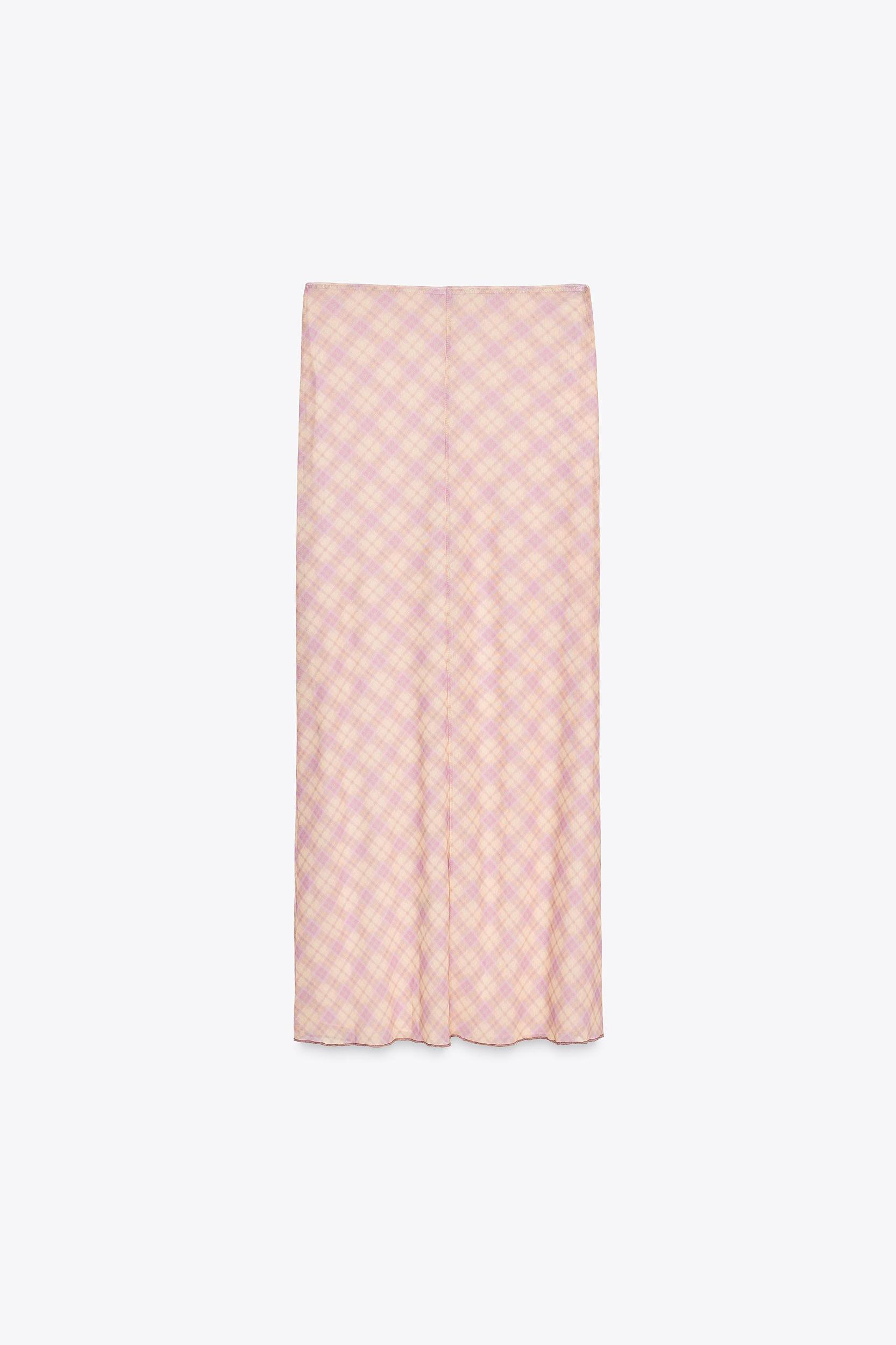 PRINTED TULLE SKIRT Product Image