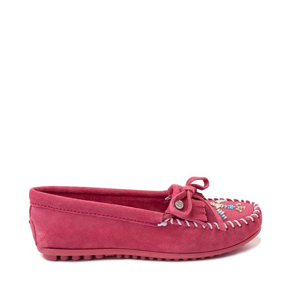 Womens Minnetonka Thunderbird "Animikii" Hardsole Moccasin - Pink Product Image