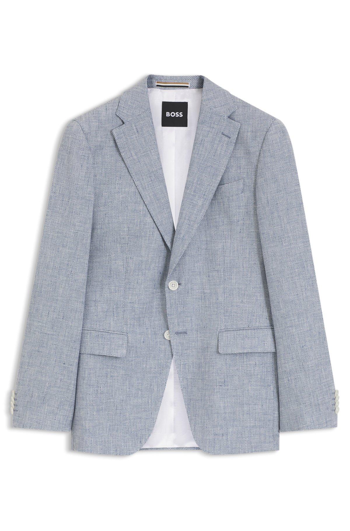 Slim-fit jacket with puppytooth pattern Product Image