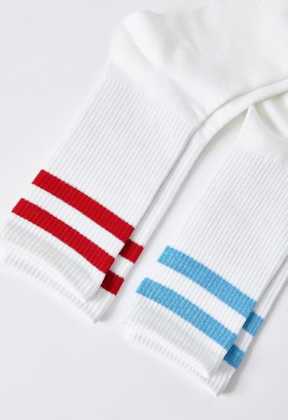 2-Pack Stripe Athletic Socks Product Image