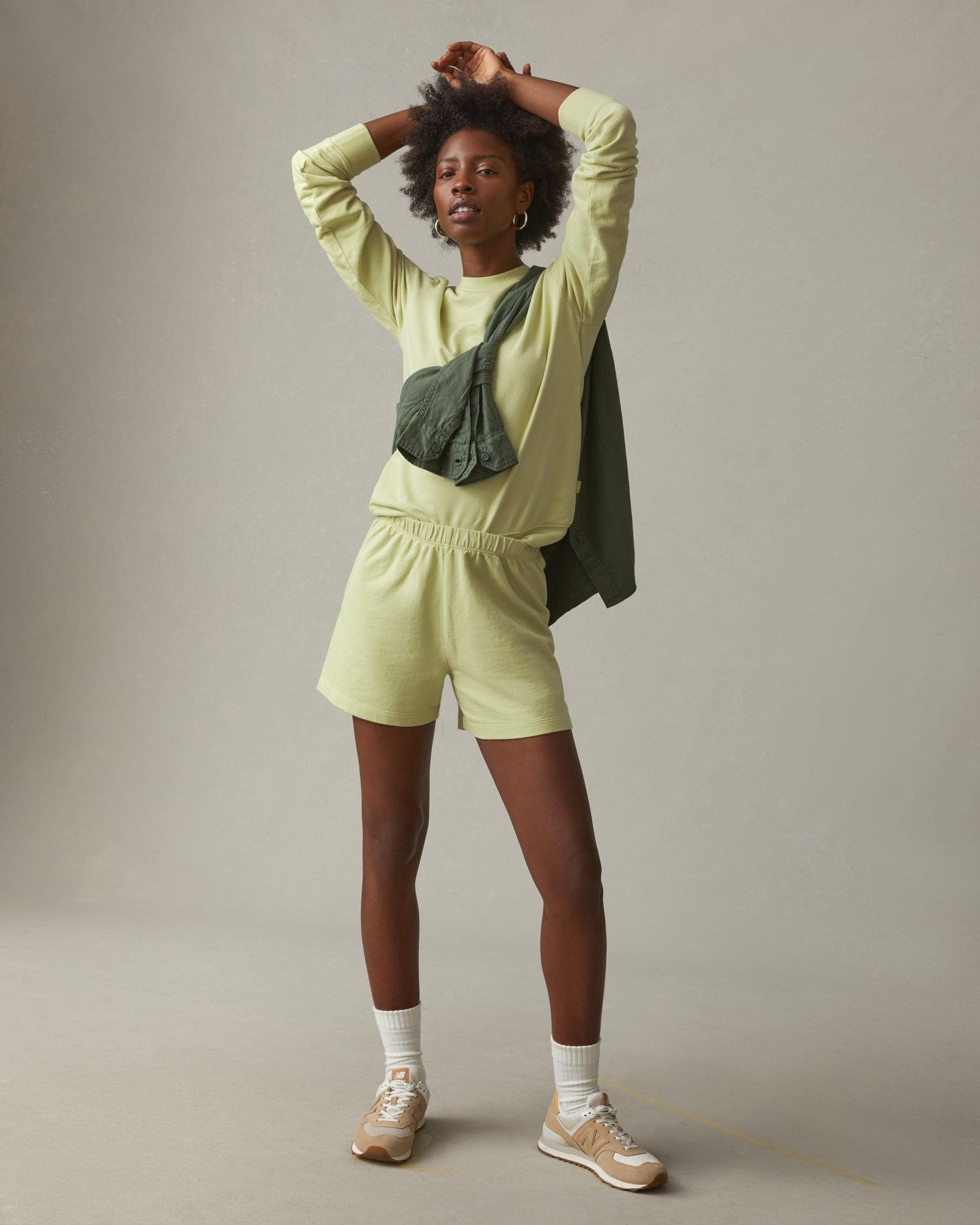 Women's French Terry Sweatshort - Beechnut Female Product Image