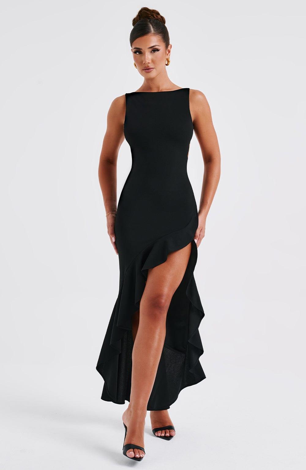 Theadora Maxi Dress - Black Product Image