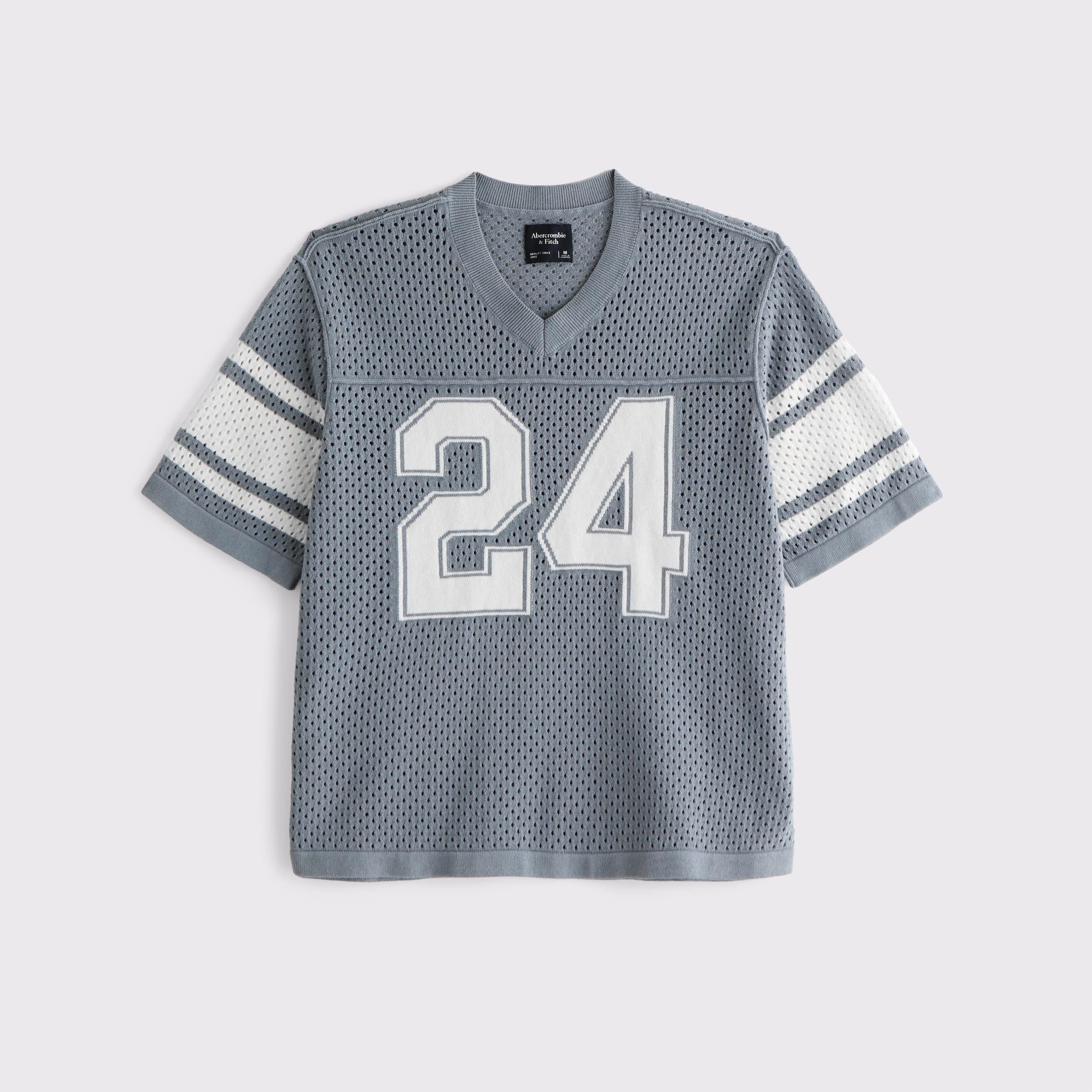 Football Jersey-Inspired Sweater Product Image