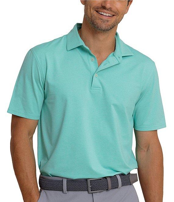 Southern Tide Brrr°®-eeze Heather Performance Stretch Short Sleeve Polo Shirt Product Image