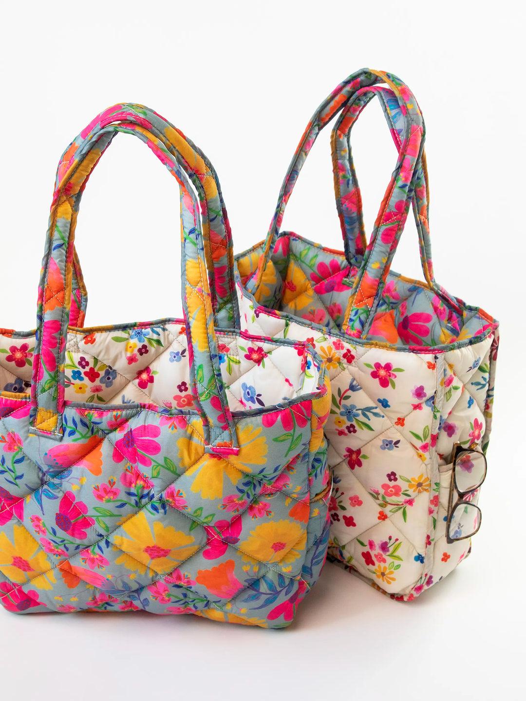 Reversible Puffy Tote Bag Product Image