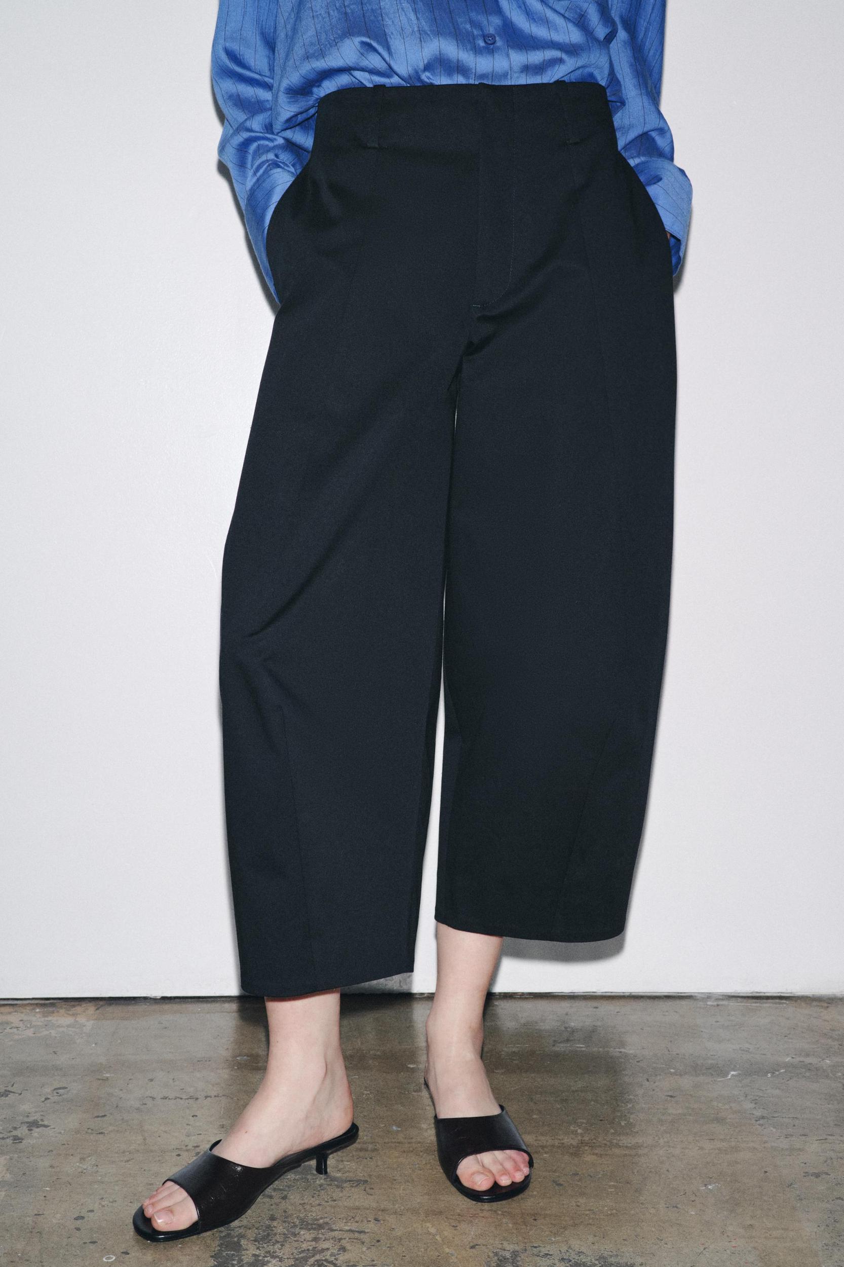 ZW COLLECTION CROP BALLOON PANTS Product Image