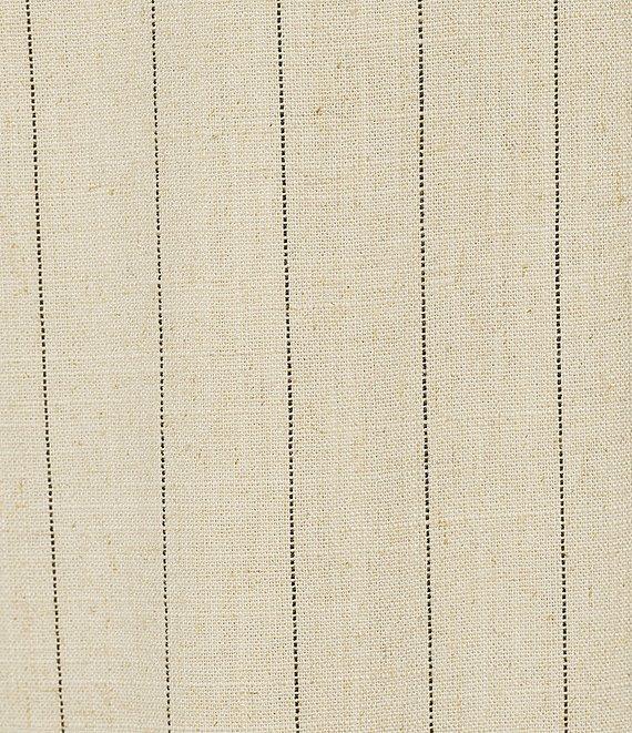 Blu Pepper Striped Tie Waist High Rise Pull-On Coordinating Pants Product Image