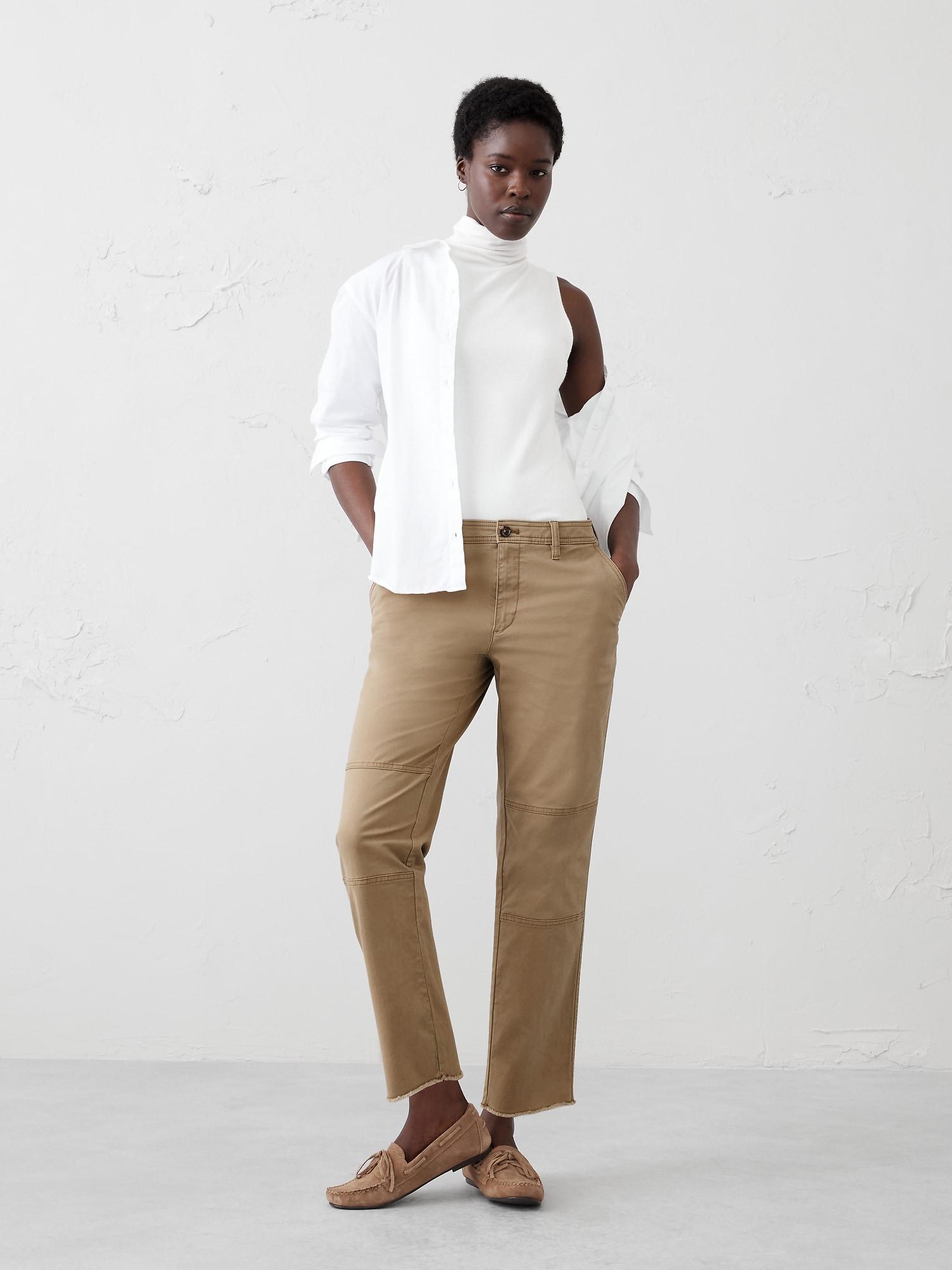 Slim Mid-Rise Pull-On Chino Product Image