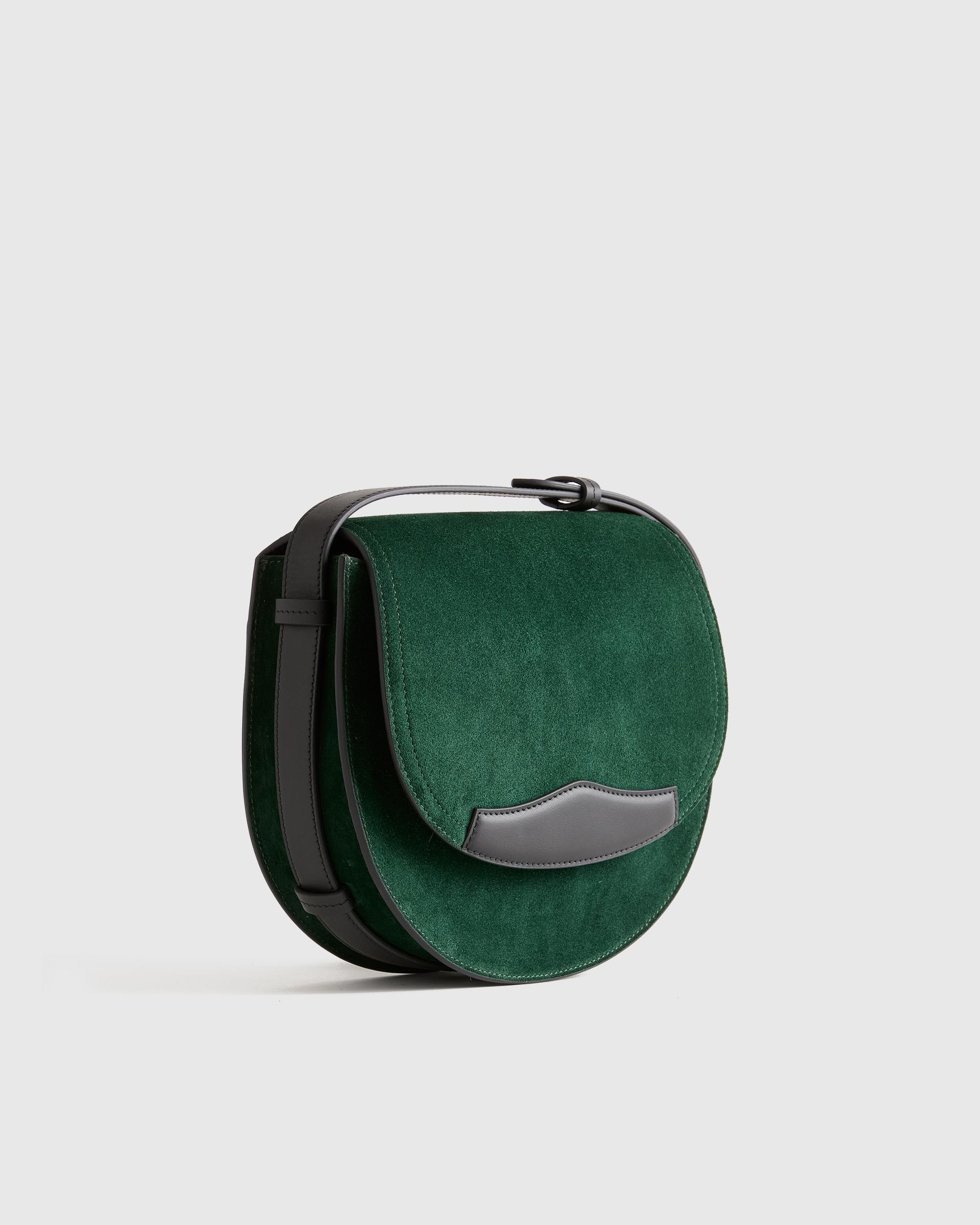 Quince | Women's Italian Suede Saddle Bag Suede Leather Product Image