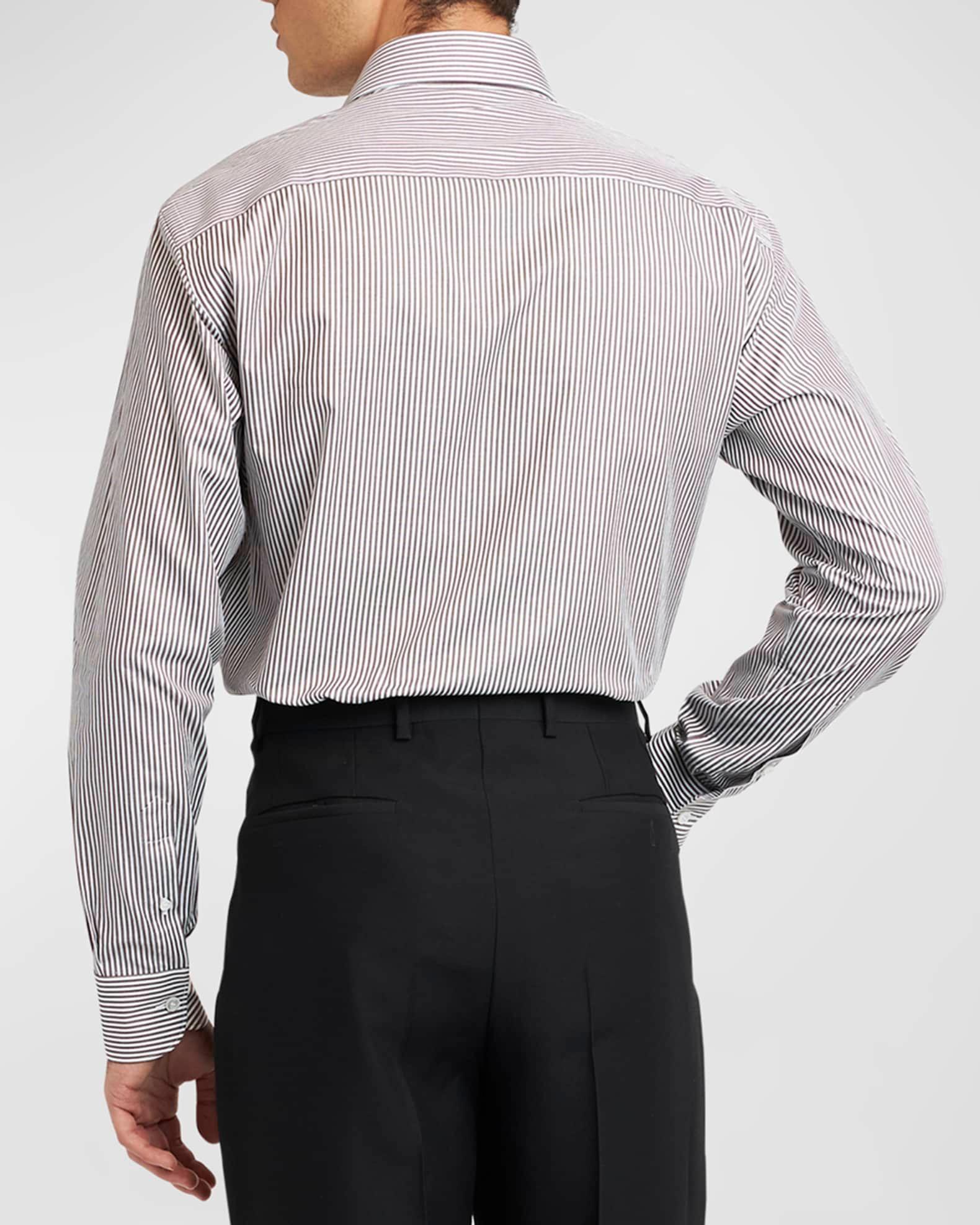 Men's Cotton Bengal Stripe Dress Shirt Product Image