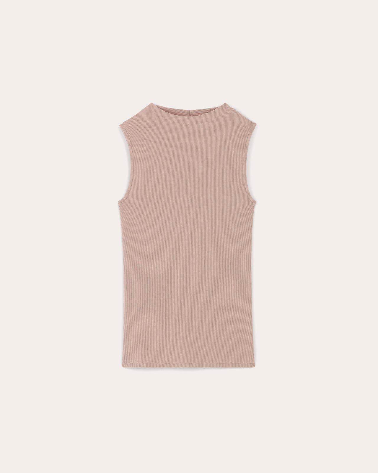 Womens Luxe Rib Funnel-Neck Tank by Everlane Product Image