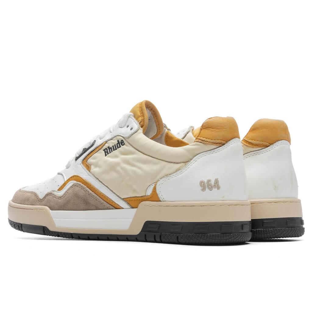 Racing Sneaker - White/Mustard/Beige Male Product Image