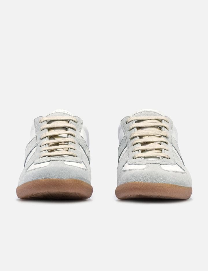 MAISON MARGIELA Replica Leather And Suede Sneakers In White Product Image