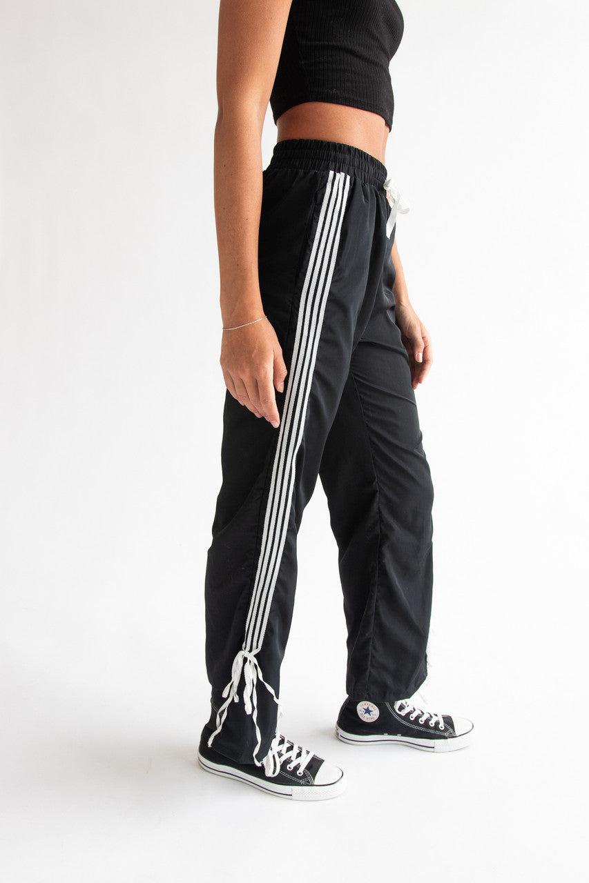 Side Stripe Bow Detail Track Pants Product Image