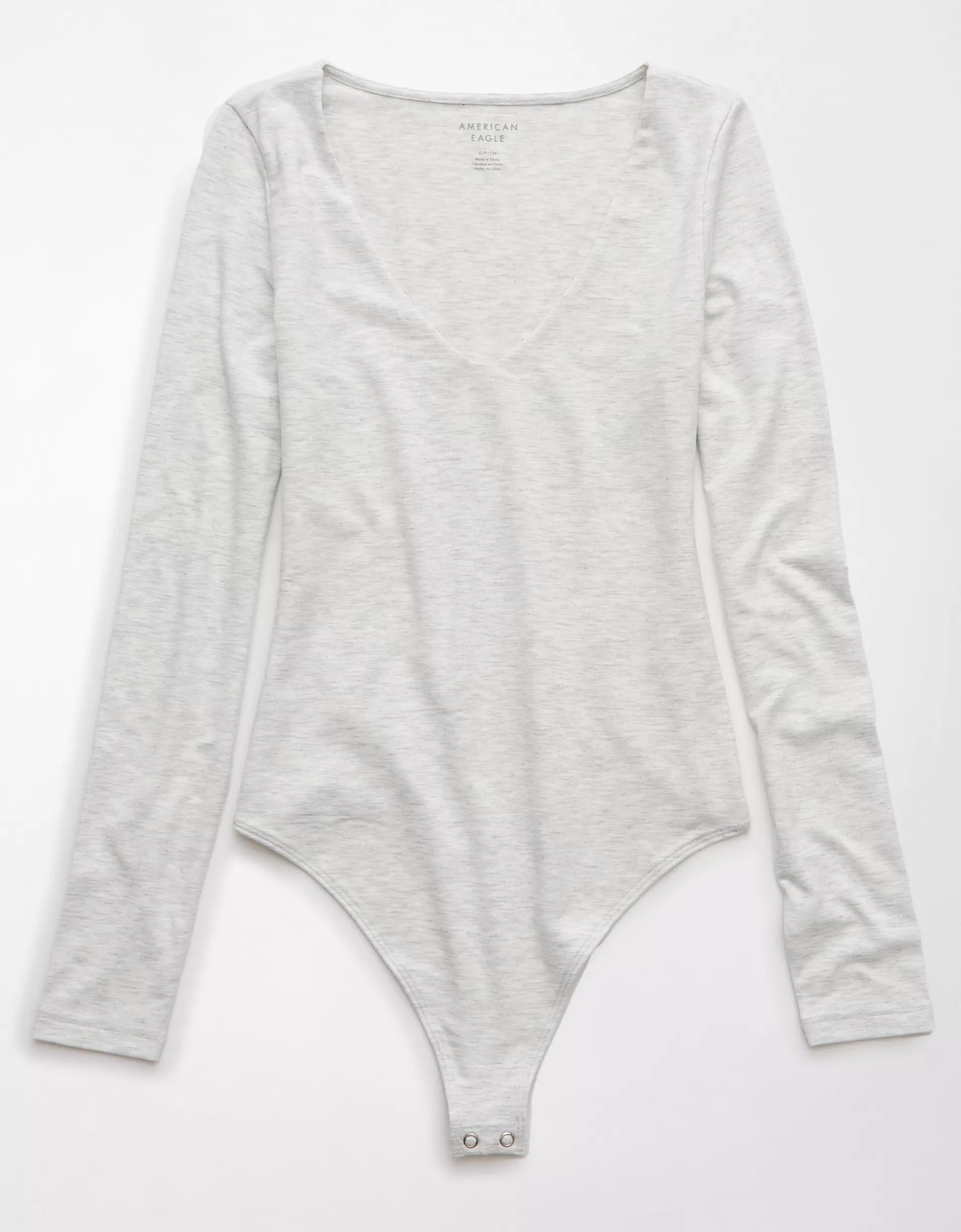 AE Long-Sleeve V-Neck Bodysuit Product Image