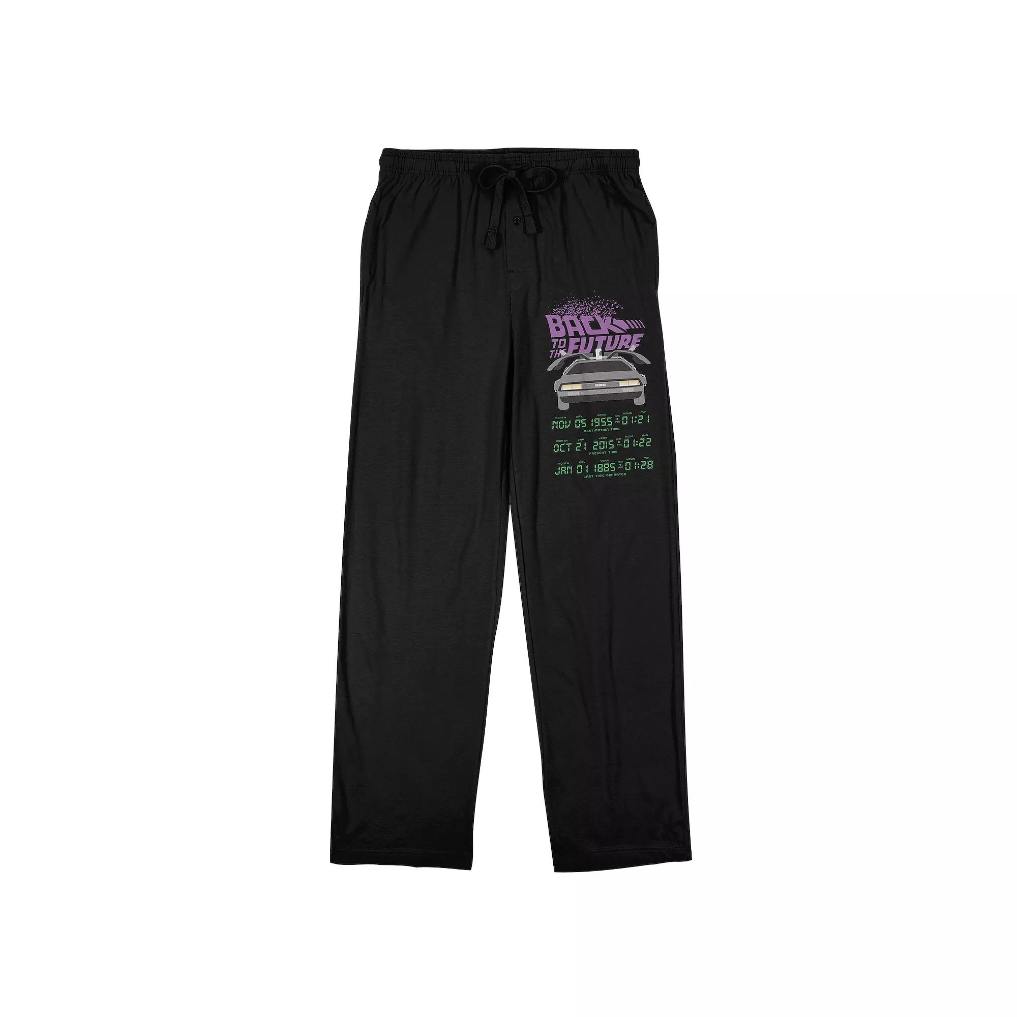 Men's Back To The Future Pajama Pants,  Product Image