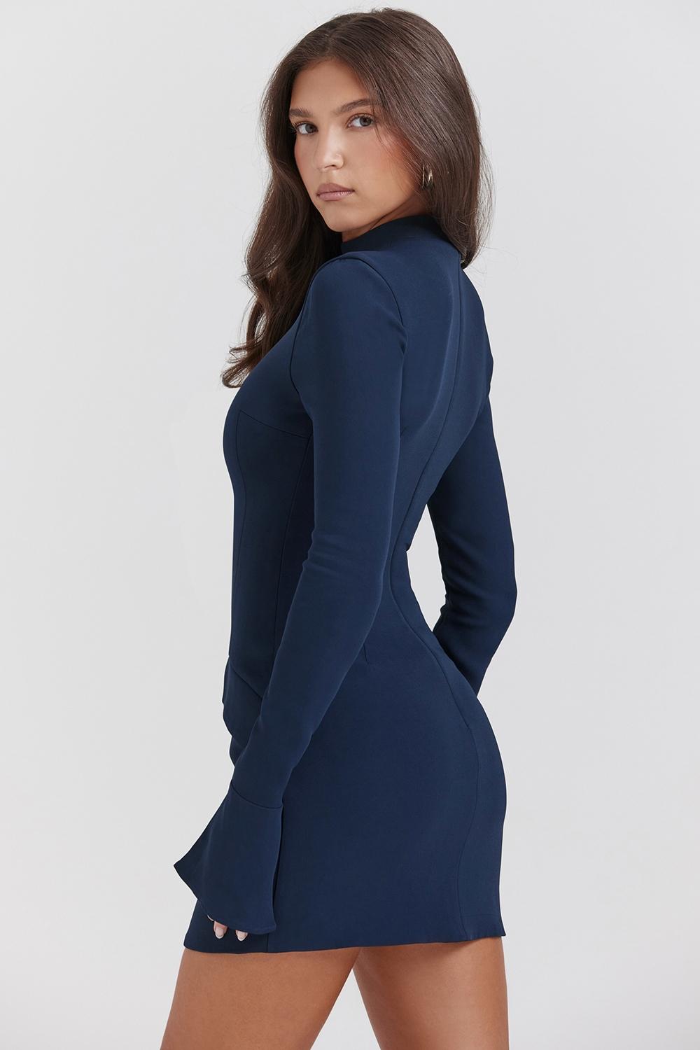 Mahalia  navy mini dress Product Image