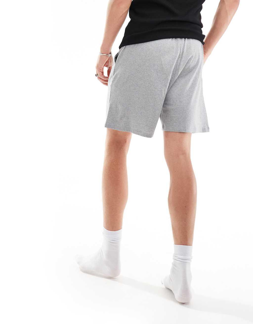 ASOS DESIGN jersey lounge short in gray heather Product Image