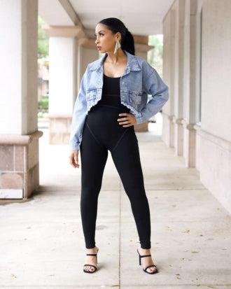 caresha crop jacket Product Image