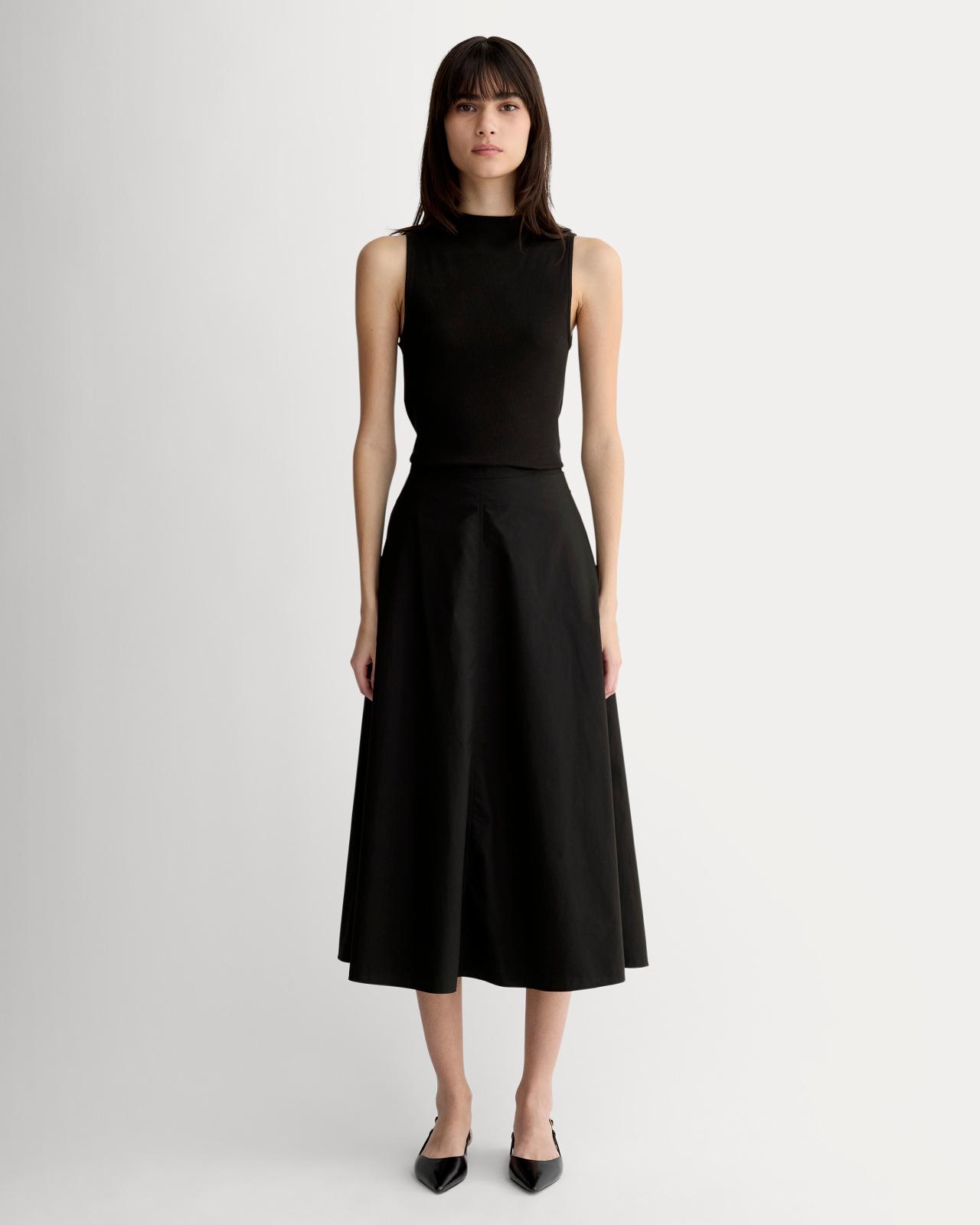 Womens Midi Skirt in Ultrasoft Cotton by Everlane Product Image