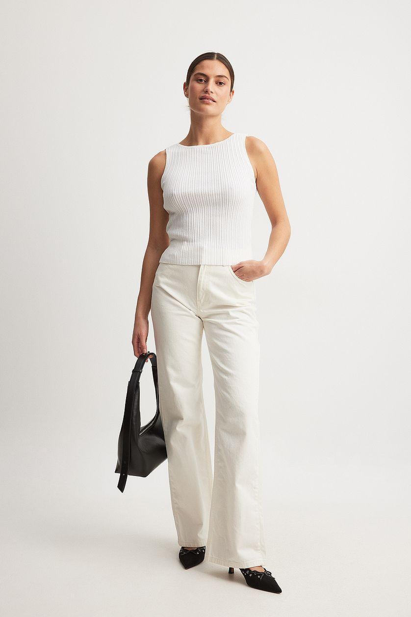 Fine Knitted Sleeveless Top Product Image