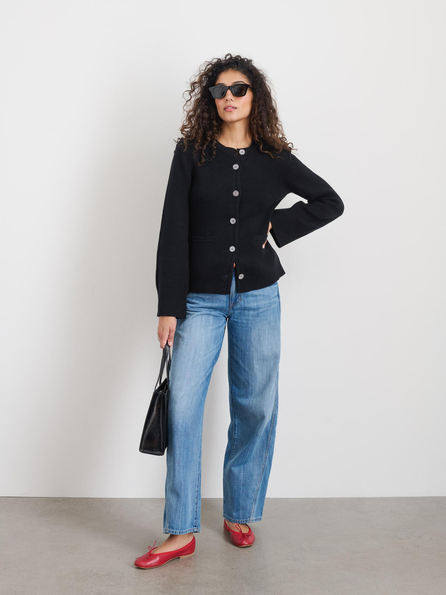 Provence Sweater Jacket In Cotton Cashmere Product Image