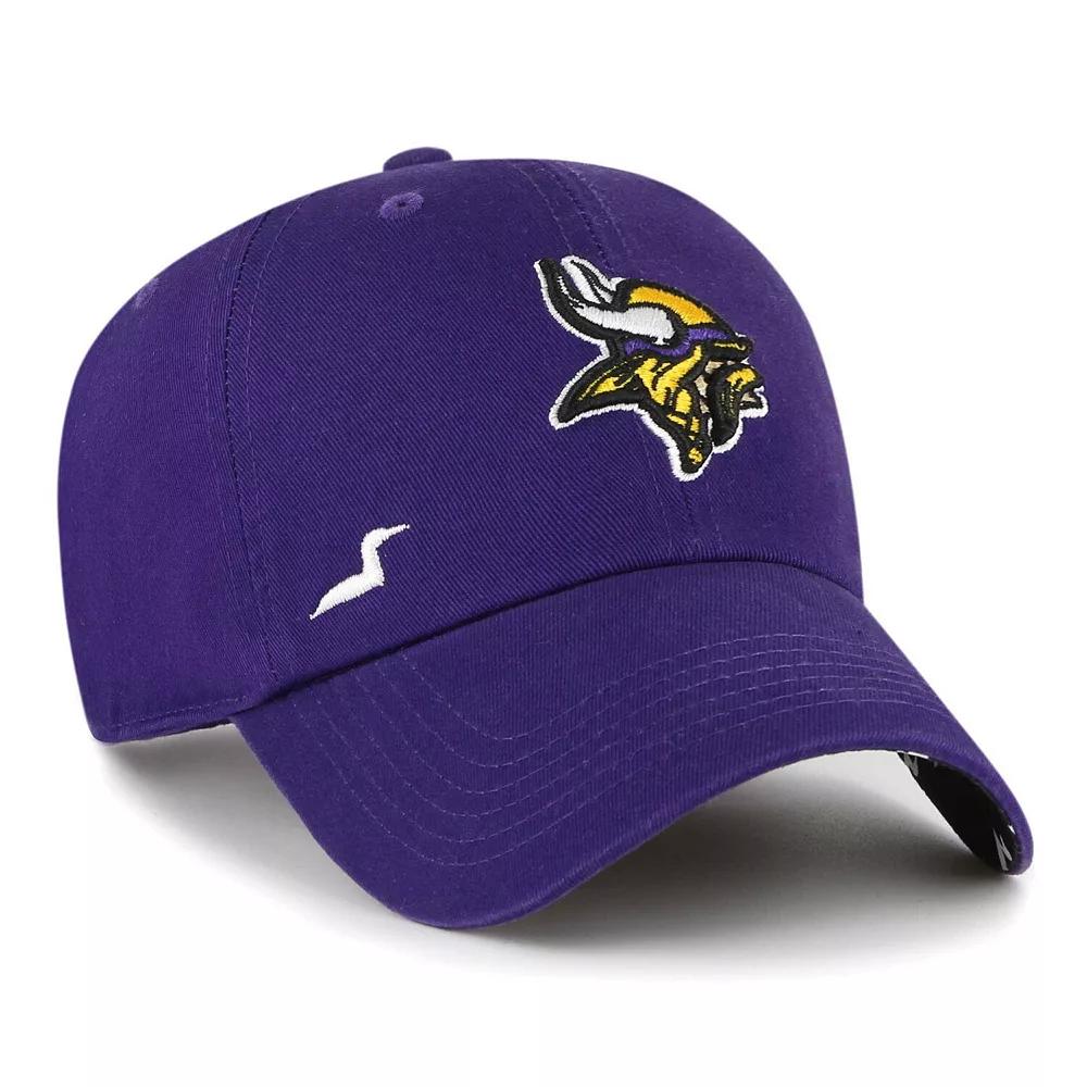 Women's '47  Purple Minnesota Vikings Confetti Icon Clean Up Adjustable Hat Product Image