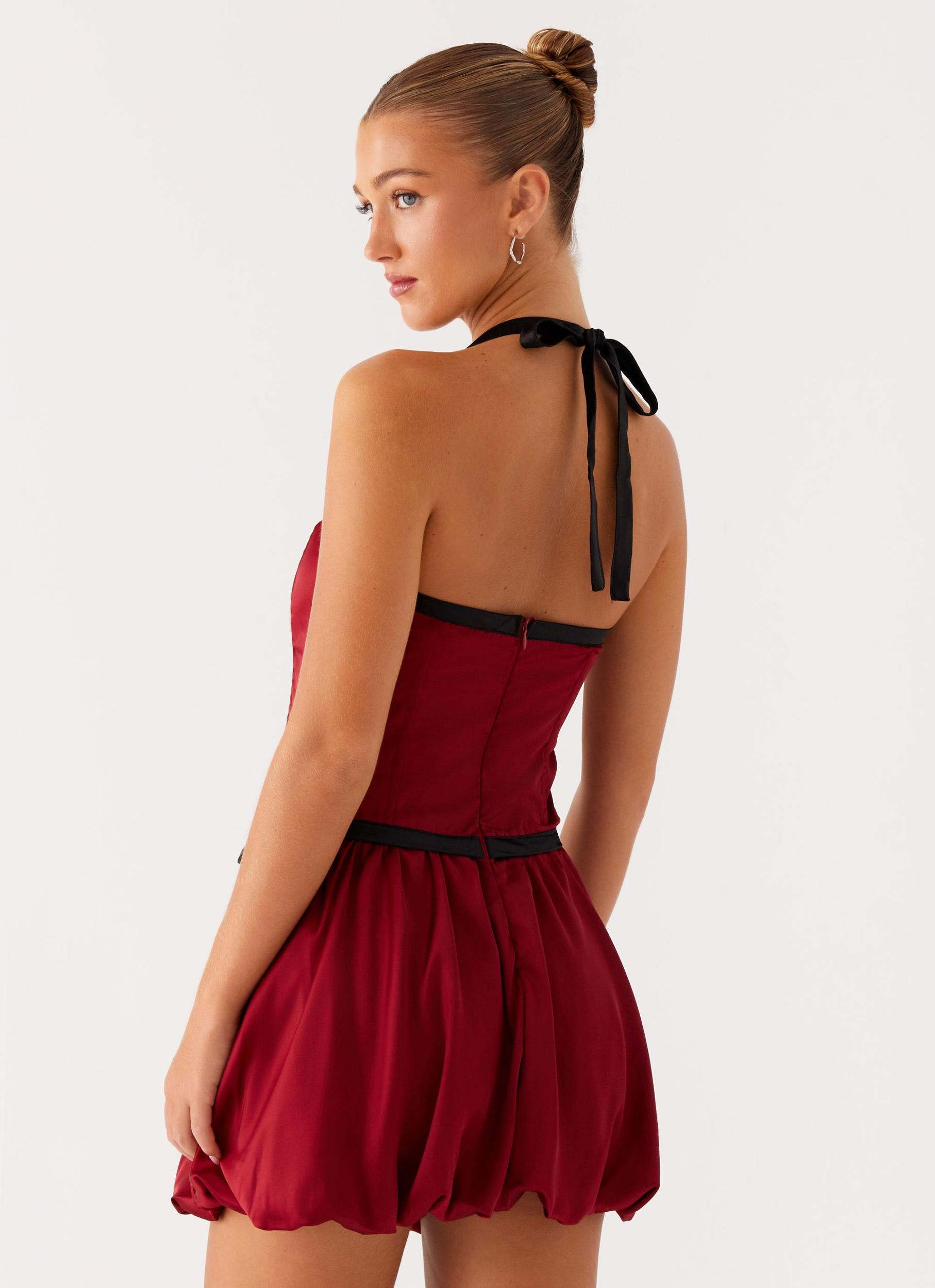Pacific Mini Dress - Red Product Image