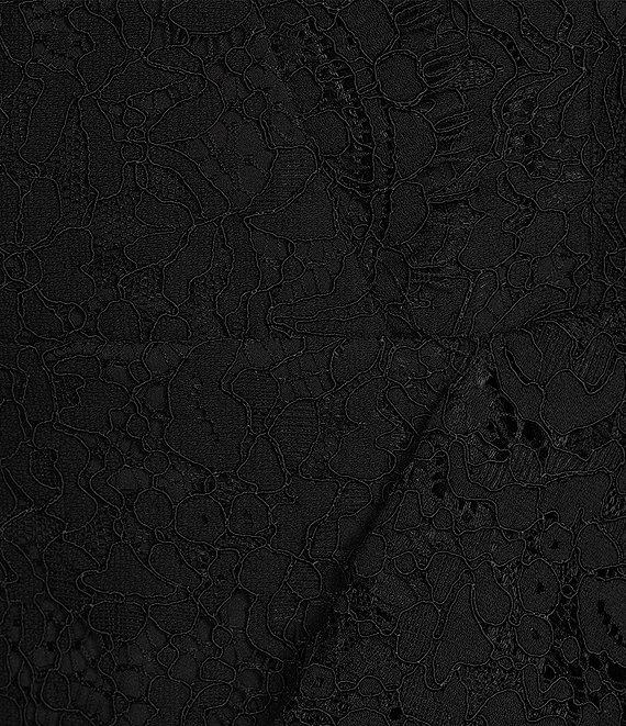 Vince Camuto Cap Sleeve Wrap Lace V-Neck Sheath Dress Product Image