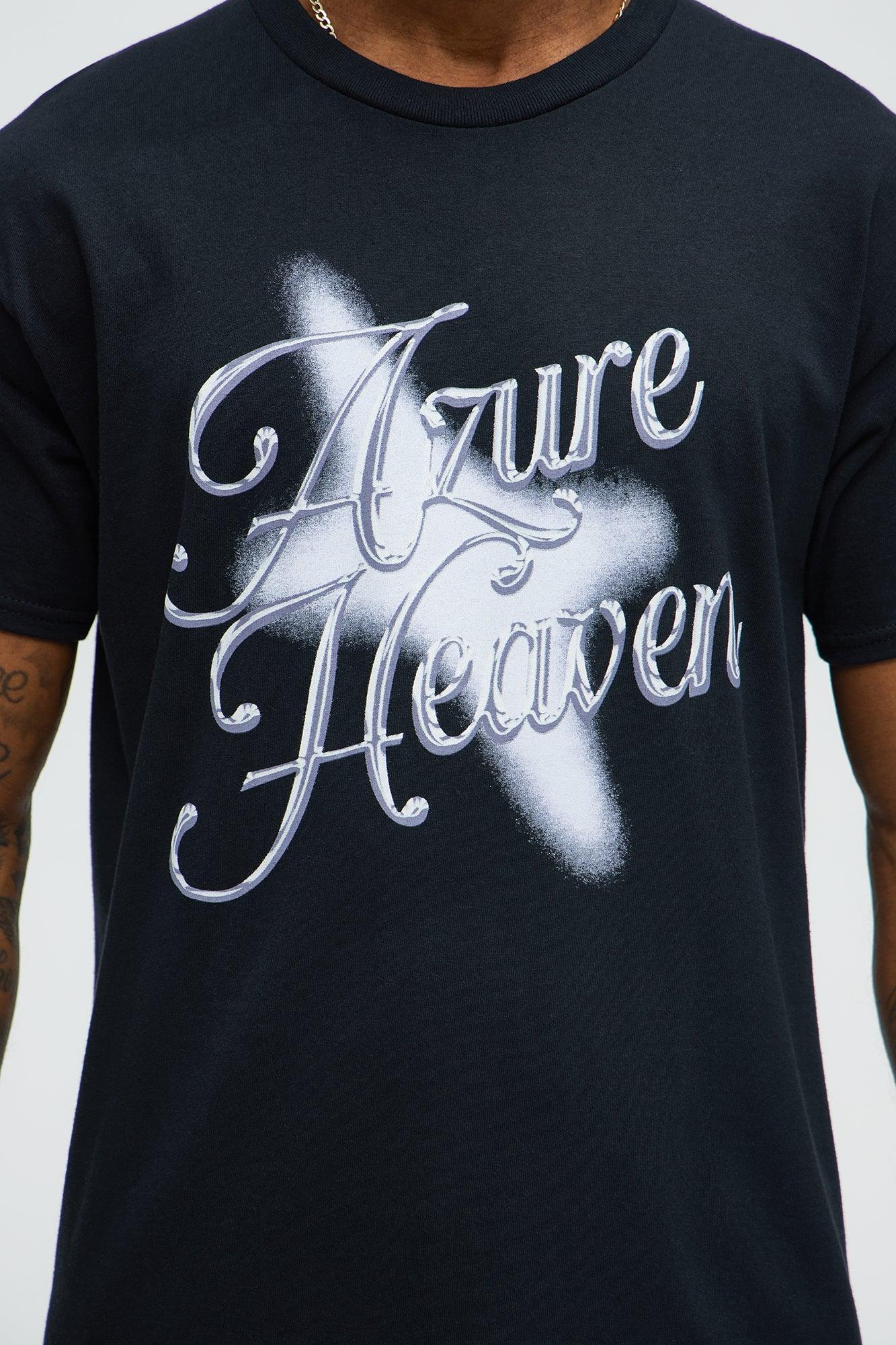 Azure Heaven Short Sleeve Tee - Black Product Image