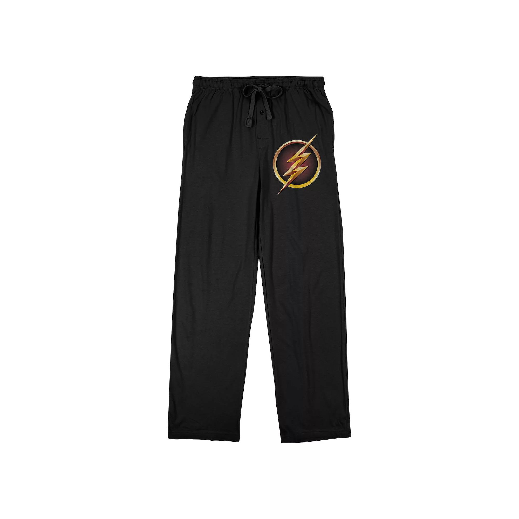 Men's The Flash Logo Print Pajama Pants,  Product Image