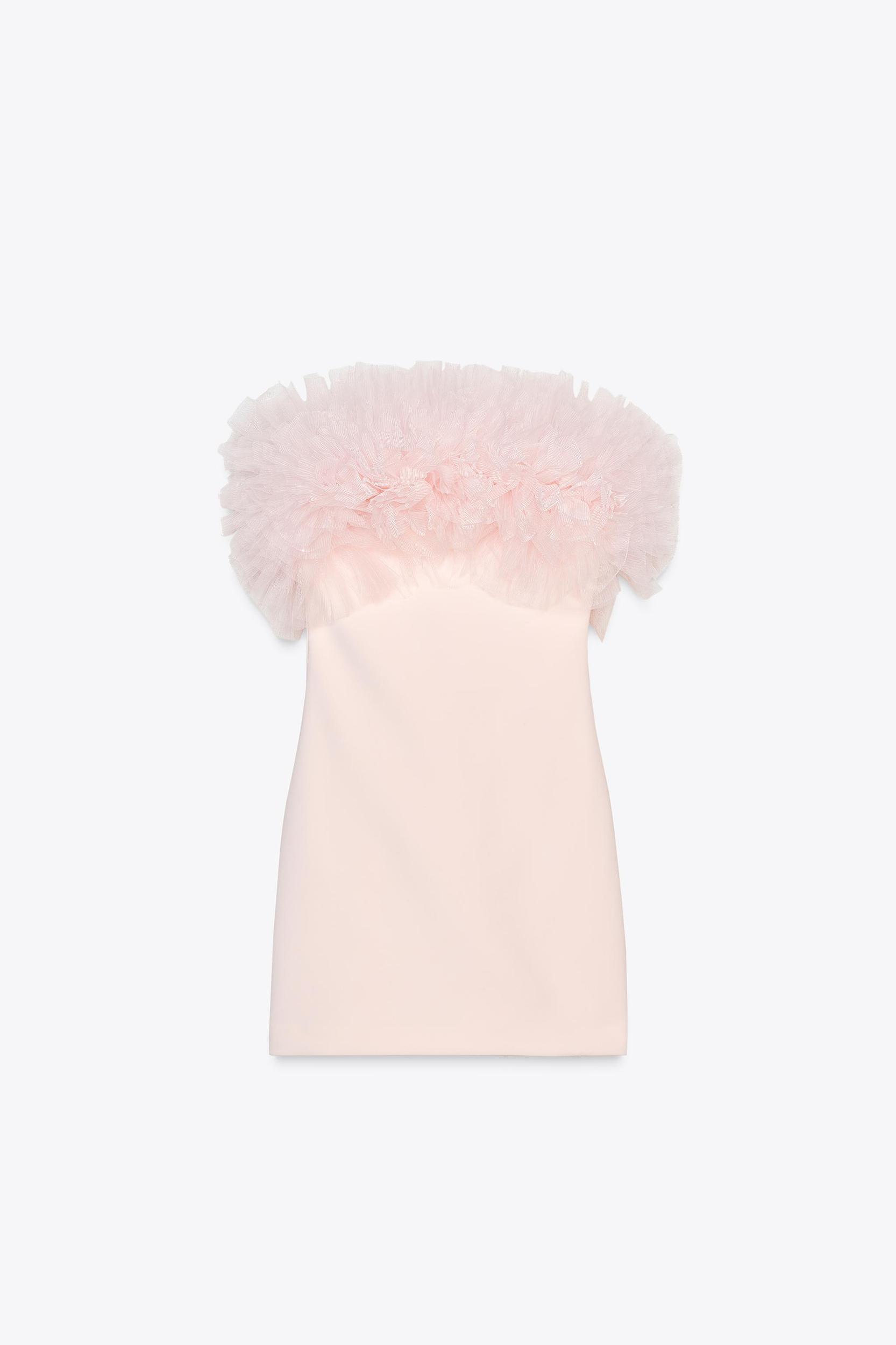 VOLUMINOUS TULLE MINI DRESS Product Image