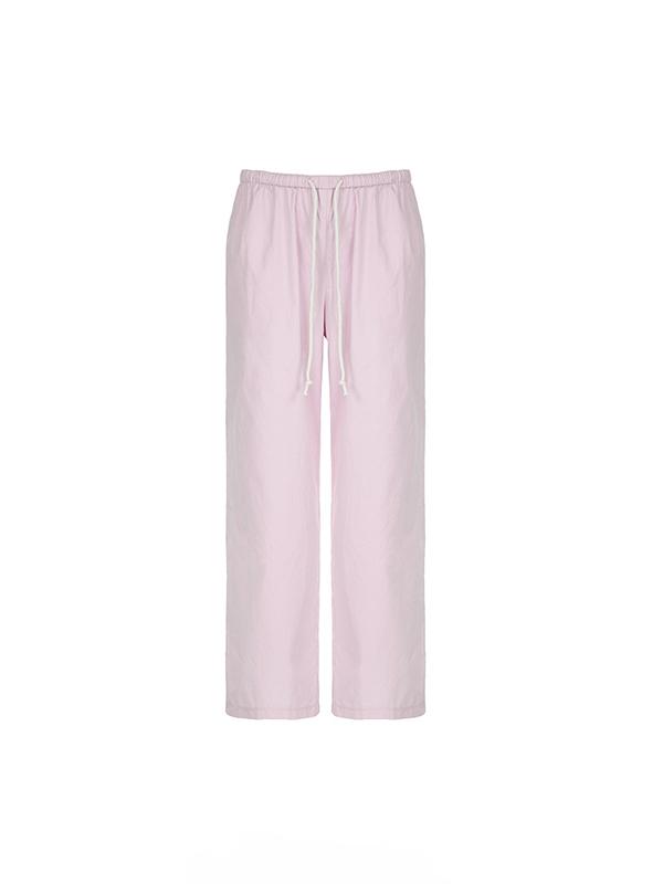 Street Drawstring Wide Leg Pants Product Image