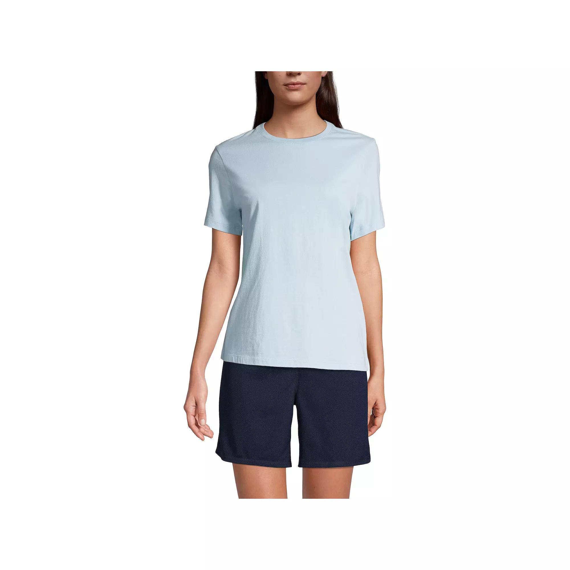 Women's Lands' End Short Sleeve Essential Tee,  Product Image