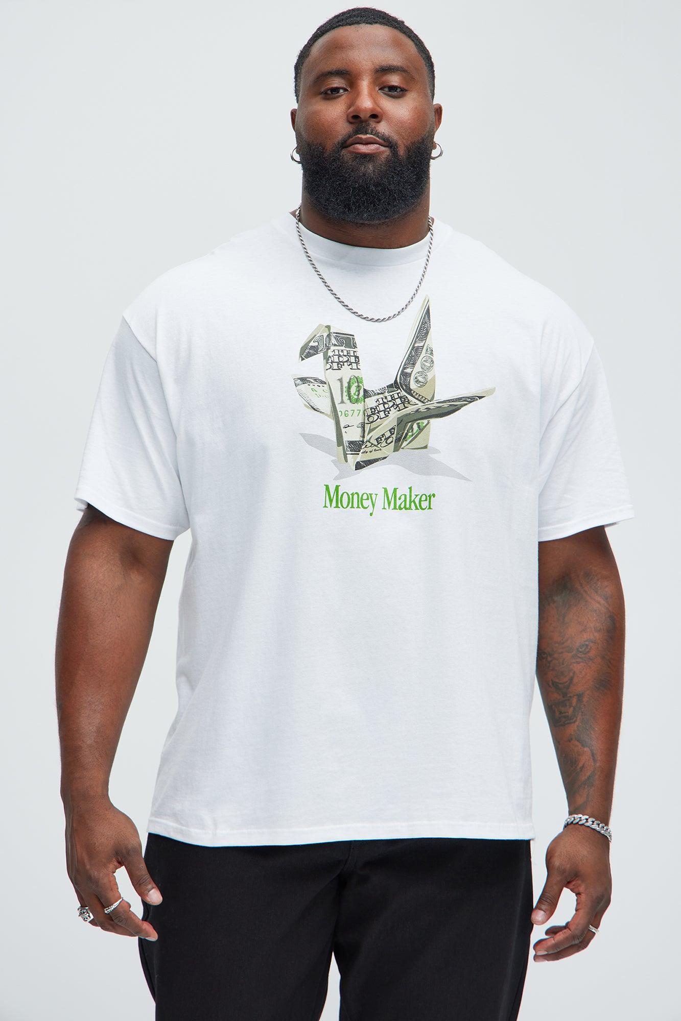 Money Crane Short Sleeve Tee - White Product Image