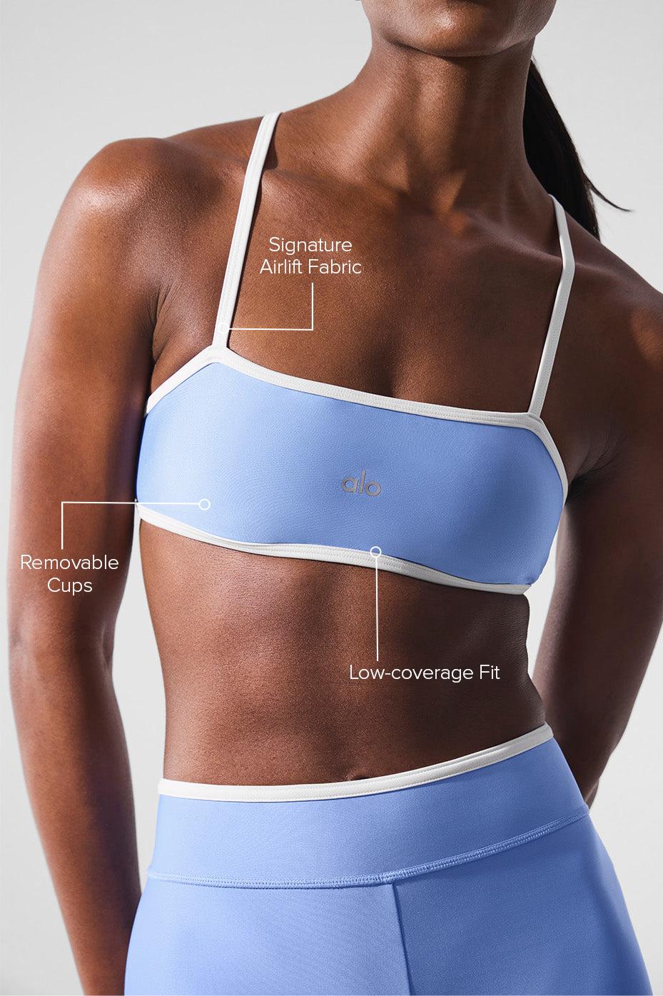 Airlift Charger Bra - Crystal Clear Blue/White Product Image