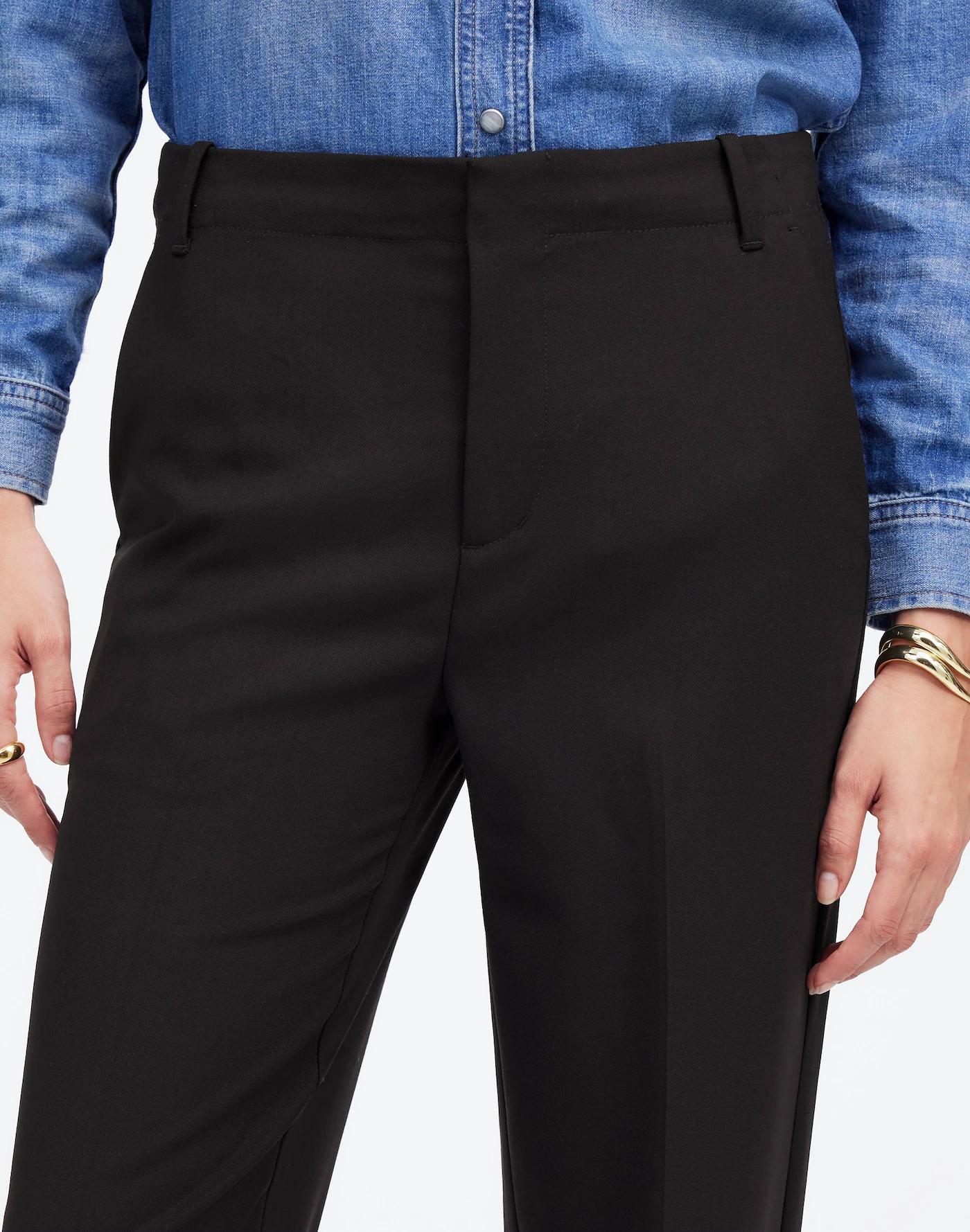 Petite Slouchy Straight Pants Product Image
